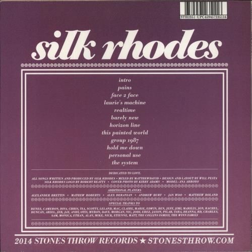 Silk Rhodes Silk Rhodes vinyl LP album (LP record) US 75PLPSI848255