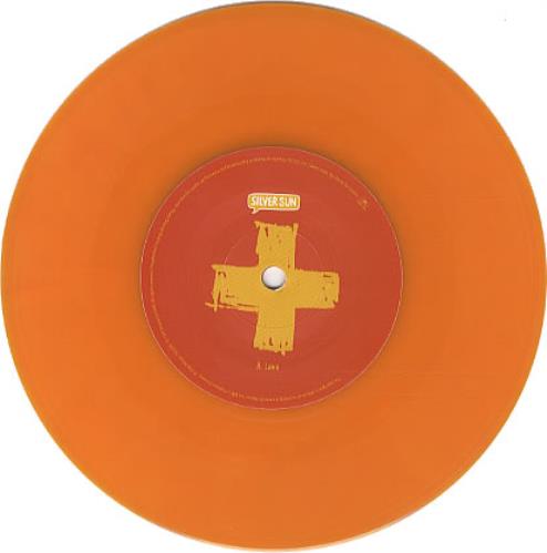 Silver Sun Lava - Orange Vinyl 7" vinyl single (7 inch record / 45) UK SVN07LA95982