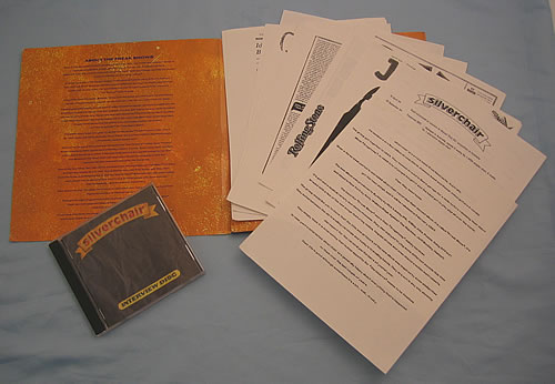 Silverchair Freak Show media press kit Australian SLVKIFR350647