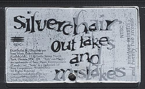 Silverchair Outtakes & Mistakes video (VHS or PAL or NTSC) Canadian SLVVIOU158050