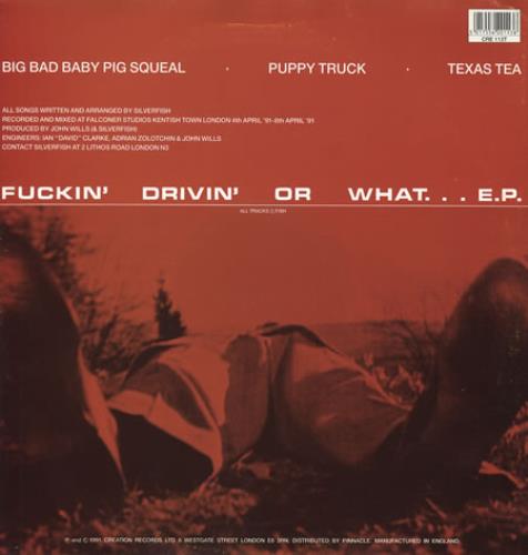 Silverfish Big Bad Baby Pig Squeal 12" vinyl single (12 inch record / Maxi-single) UK SB012BI300496