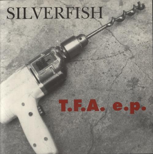 Silverfish T.F.A. EP - Red Text 12" vinyl single (12 inch record / Maxi-single) French SB012TF853100