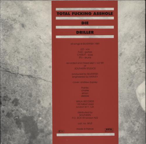 Silverfish T.F.A. EP - Red Text 12" vinyl single (12 inch record / Maxi-single) French SB012TF853100