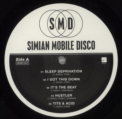 Simian Mobile Disco Attack, Decay, Sustain, Release vinyl LP album (LP record) UK DI6LPAT403639