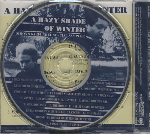 Simon & Garfunkel A Hazy Shade Of Winter / Simon & Garfunkel Special Sampler CD album (CDLP) Japanese SGFCDAH60620