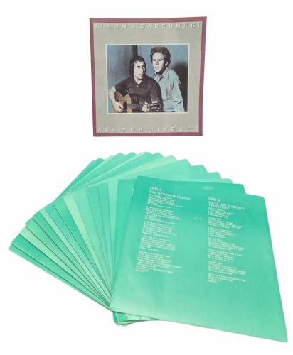 Simon & Garfunkel All The Singles + Obi 7" single box set Japanese SGF7XAL776806