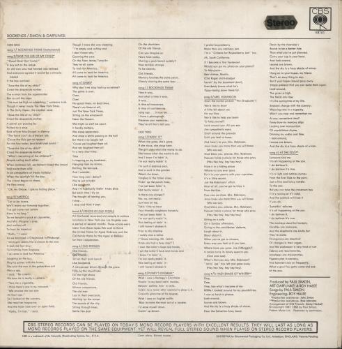 Simon & Garfunkel Bookends - 2nd - Laminated/Stereo sticker - EX vinyl LP album (LP record) UK SGFLPBO778822