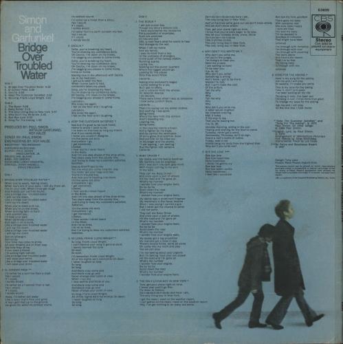 Simon & Garfunkel Bridge Over Troubled Water - 1st - A1/B1 - VG vinyl LP album (LP record) UK SGFLPBR870287