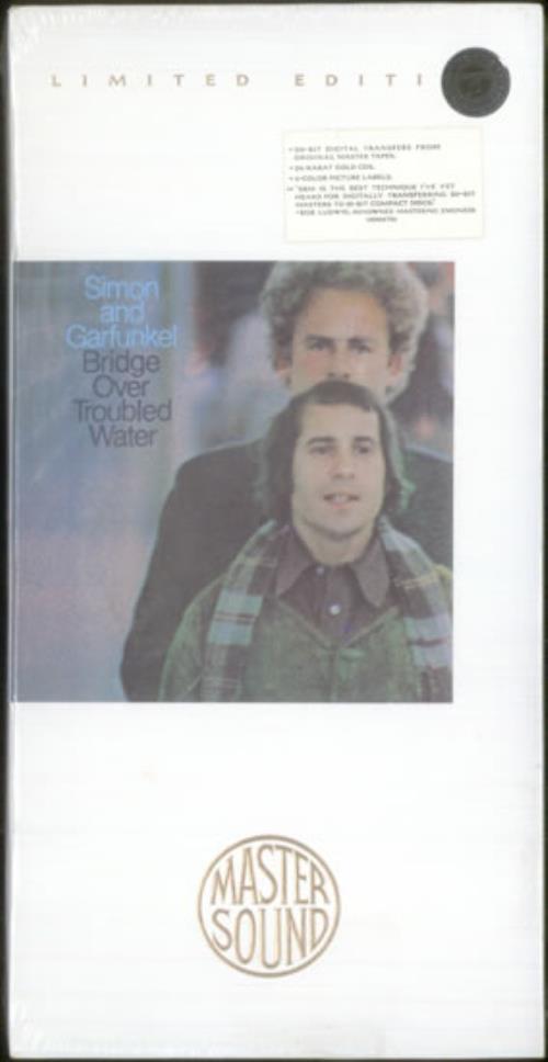 Simon & Garfunkel Bridge Over Troubled Water - Gold CD + sealed longbox CD album (CDLP) US SGFCDBR530870
