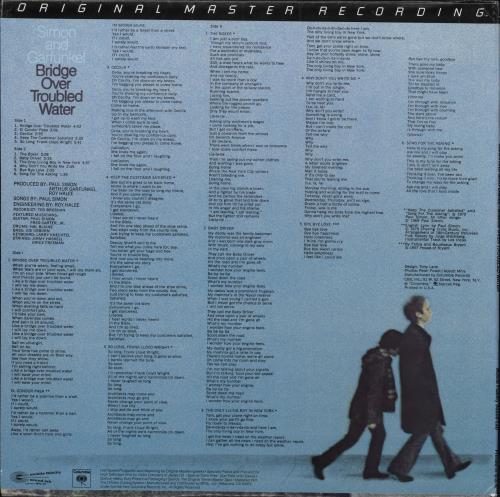 Simon & Garfunkel Bridge Over Troubled Water - Half-Speed Mastered vinyl LP album (LP record) US SGFLPBR344047