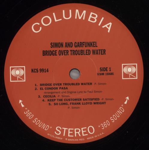 Simon & Garfunkel Bridge Over Troubled Water -180 Gram Vinyl vinyl LP album (LP record) US SGFLPBR354399