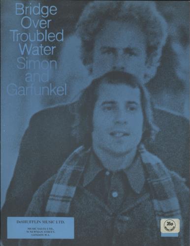 Simon & Garfunkel Bridge Over Troubled Water sheet music UK SGFSMBR722778