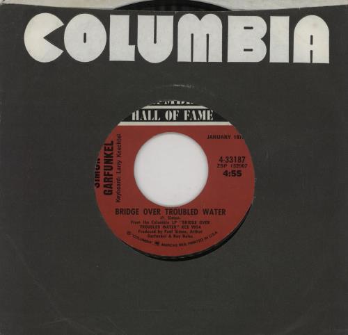 Simon & Garfunkel Bridge Over Troubled Water 7" vinyl single (7 inch record / 45) US SGF07BR754949