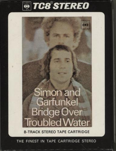 Simon & Garfunkel Bridge Over Troubled Water 8-track cassette UK SGF8TBR765151