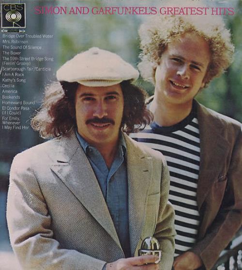 Simon & Garfunkel Greatest Hits vinyl LP album (LP record) Colombian SGFLPGR347854