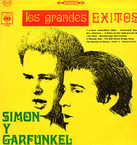 Simon & Garfunkel Los Grandes Exitos vinyl LP album (LP record) Colombian SGFLPLO263971