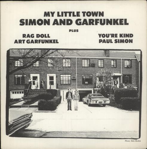 Simon & Garfunkel My Little Town 7" vinyl single (7 inch record / 45) UK SGF07MY866559