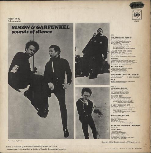 Simon & Garfunkel Sounds Of Silence - 2nd - EX vinyl LP album (LP record) UK SGFLPSO870023
