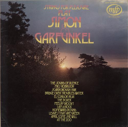 Simon & Garfunkel Strings For Pleasure Play Simon & Garfunkel vinyl LP album (LP record) UK SGFLPST294536