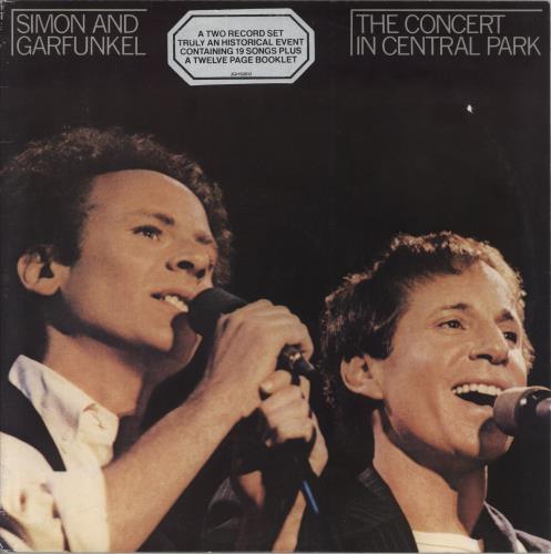 Simon & Garfunkel The Concert In Central Park 2-LP vinyl record set (Double LP Album) Australian SGF2LTH622785