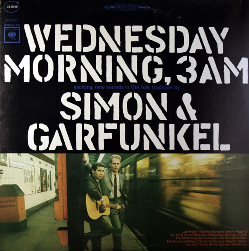 Simon & Garfunkel Wednesday Morning 3am vinyl LP album (LP record) US SGFLPWE551703
