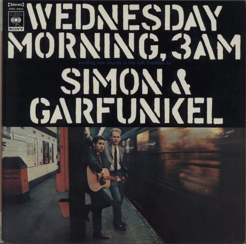 Simon & Garfunkel Wednesday Morning 3am vinyl LP album (LP record) Japanese SGFLPWE678893