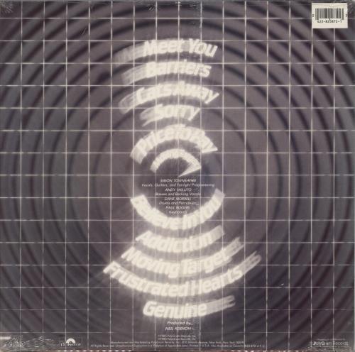 Simon Townshend Moving Target - Sealed vinyl LP album (LP record) US ITWLPMO590497