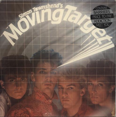 Simon Townshend Moving Target vinyl LP album (LP record) US ITWLPMO876014
