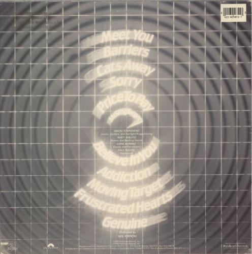 Simon Townshend Moving Target vinyl LP album (LP record) US ITWLPMO876014