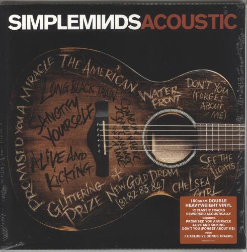 Simple Minds Acoustic - Sealed 2-LP vinyl record set (Double LP Album) UK SIM2LAC724307