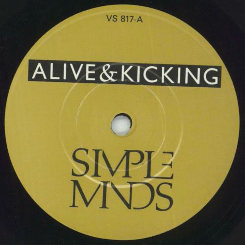 Simple Minds Alive & Kicking 7" vinyl single (7 inch record / 45) UK SIM07AL109641