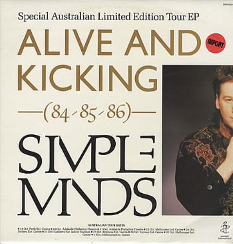 Simple Minds Alive And Kicking Tour E.P. 12" vinyl single (12 inch record / Maxi-single) Australian SIM12AL10075