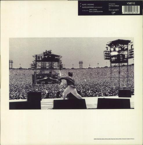 Simple Minds Alive And Kicking 12" vinyl single (12 inch record / Maxi-single) UK SIM12AL47985