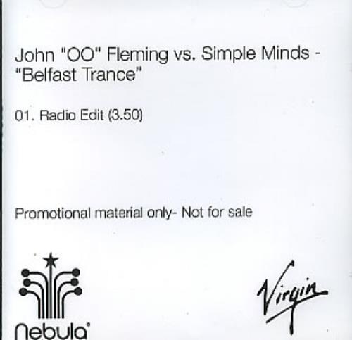 Simple Minds Belfast Trance CD-R acetate UK SIMCRBE294405