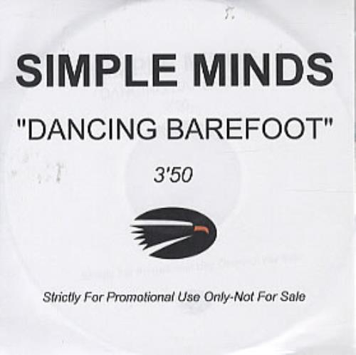 Simple Minds Dancing Barefoot CD-R acetate UK SIMCRDA196964
