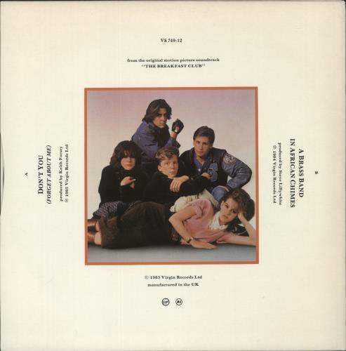 Simple Minds Don't You (Forget About Me) 12" vinyl single (12 inch record / Maxi-single) UK SIM12DO10062