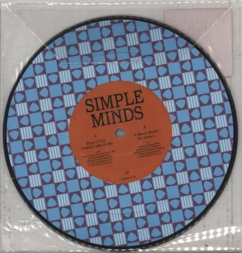 Simple Minds Don't You (Forget About Me) 7" vinyl picture disc (7 inch picture disc single) UK SIM7PDO593824
