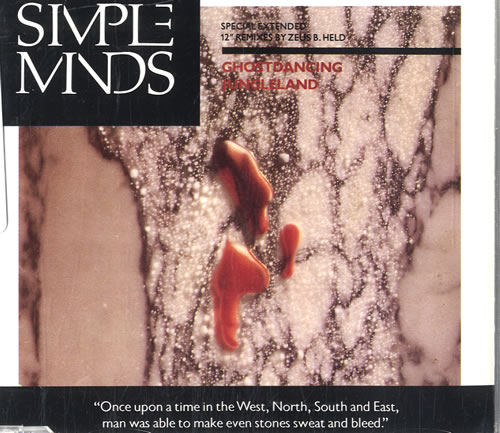 Simple Minds Ghostdancing CD single (CD5 / 5") UK SIMC5GH79652
