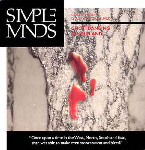 Simple Minds Ghostdancing 12" vinyl single (12 inch record / Maxi-single) UK SIM12GH09821