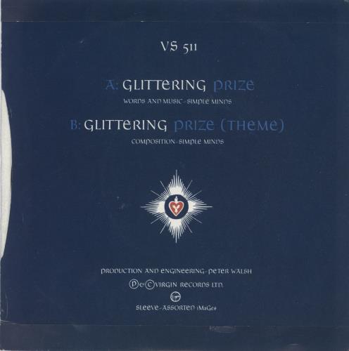 Simple Minds Glittering Prize 7" vinyl single (7 inch record / 45) UK SIM07GL109461