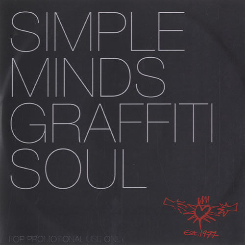 Simple Minds Graffiti Soul CD-R acetate UK SIMCRGR489877