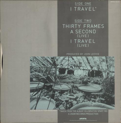 Simple Minds I Travel - EX 12" vinyl single (12 inch record / Maxi-single) UK SIM12IT874365