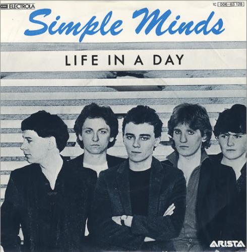 Simple Minds Life In A Day 7" vinyl single (7 inch record / 45) German SIM07LI354825
