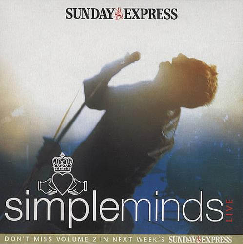 Simple Minds Live 2 CD album set (Double CD) UK SIM2CLI400119