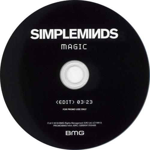 Simple Minds Magic CD-R acetate UK SIMCRMA709532