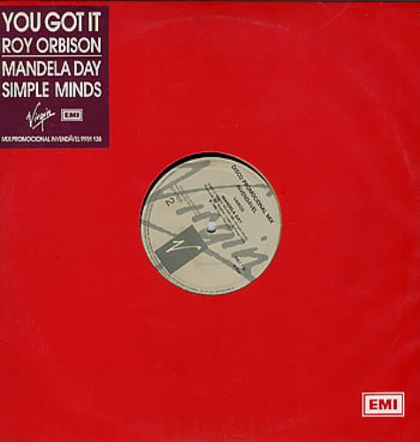 Simple Minds Mandela Day 12" vinyl single (12 inch record / Maxi-single) Brazilian SIM12MA286266