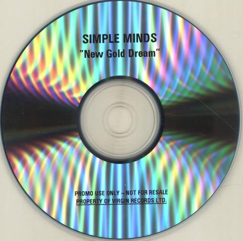 Simple Minds New Gold Dream CD-R acetate UK SIMCRNE225813