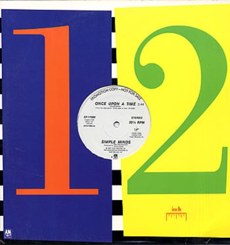 Simple Minds Once Upon A Time 12" vinyl single (12 inch record / Maxi-single) US SIM12ON17267