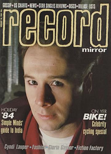 Simple Minds Record Mirror magazine UK SIMMARE321867