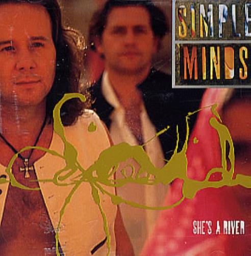 Simple Minds She's A River CD single (CD5 / 5") US SIMC5SH41516